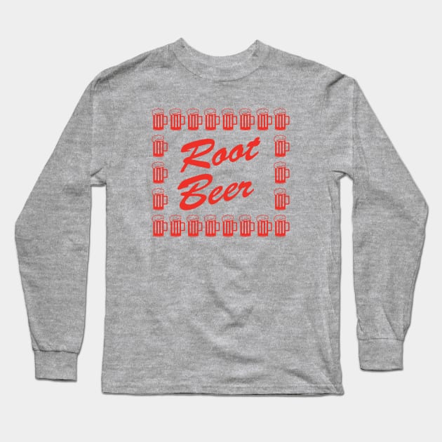 Root Beer Long Sleeve T-Shirt by BishopCras